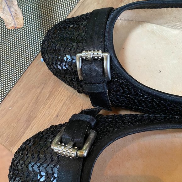 Michael Kors Sequin Flats with Buckle - Picture 4 of 6